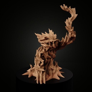 fire elemental miniforge Toys & Games Tabletop Characters Creatures Fantasy Universe Board monster miniature magma element lava 3d print model - Mito3D