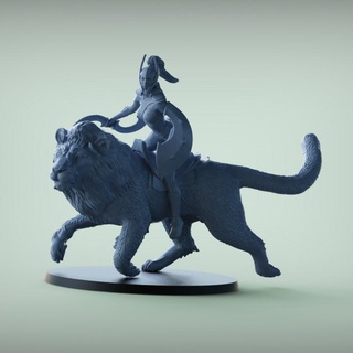 luna león horda miniaturas juguetes juegos mesa caracteres criaturas fantasía universo tablero Tienda dota2 dota moba 3d print model - Mito3D