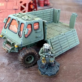 military truck amphibious - 28mm tabletop terrain Toys & Games Tabletop Characters Creatures Sci-Fi Universe Vehicles Machines Board Store fdm vehicle scifi warhammer40k 32mm 3d print model - Mito3D