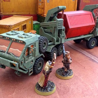 military transporter - 28mm tabletop terrain Toys & Games Tabletop Characters Creatures Sci-Fi Universe Vehicles Machines Board Store transport truck wargaming scifi warhammer40k 32mm 3d print model - Mito3D