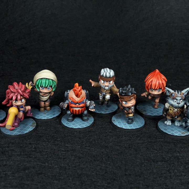 spazio chibis celia bello giocattoli Giochi tavolo personaggi creature Sci Fi universo tavola negozio miniature sci fi giochi 3D print model - Mito3D