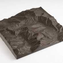 trinity alps haritalar eğitim 3d print model - Mito3D