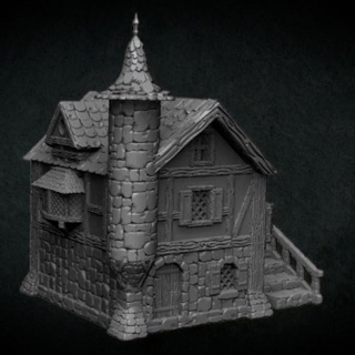 artisan house christopher adam Toys & Games Tabletop Characters Creatures Fantasy Universe Board Store 3D Printable Terrain medieval townbuilder print-ready-buildings 3d print model - Mito3D