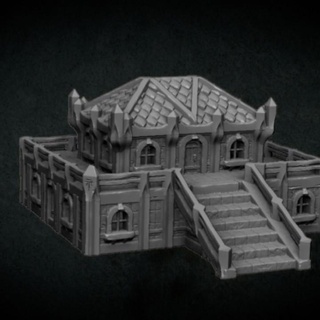 draconic house christopher adam Toys & Games Tabletop Characters Creatures Fantasy Universe Board Store 3D Printable Terrain townbuilder print-ready-buildings 3d print model - Mito3D