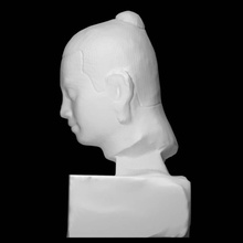 jayavarman vii guimet museum paris scan sculpture sandstone kingjayavarman empireguimetmuseum twelthcentury twelfthcentury 3d print model - Mito3D