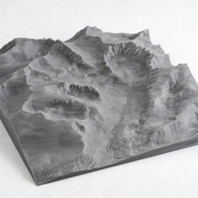 sequoia king's canyon park maps education 3d print model - Mito3D