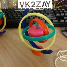 Gyroskop Spielzeug Spiele 3d print model - Mito3D