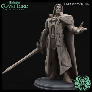 viktor vampire lord comet miniatures Toys & Games Tabletop Characters Creatures Fantasy Universe Board Store ancient dark fantasy gothic king undead emperor evil noble dracula dnd nobility 5e dnd5e strahd 3d print model - Mito3D