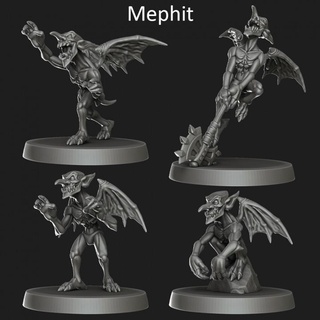 mephit - demon minions jamie korte Toys & Games Tabletop Characters Creatures Fantasy Universe Board Store minion dnd 3d print model - Mito3D