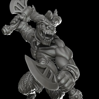 slaughter fiend - modular demon minion jamie korte Toys & Games Tabletop Characters Creatures Fantasy Universe Board Store mini 3d print model - Mito3D