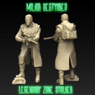 maggiore fcomin tavolo personaggi creature moderno wargaming carattere molestatore 28mm 32mm apocalittico 3d print model - Mito3D