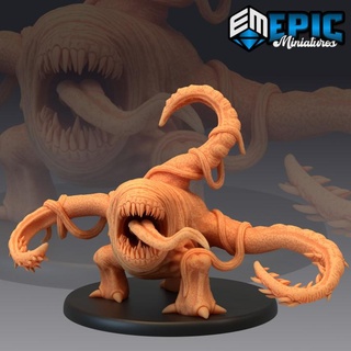 otyugh tentacle beast jungle & swamp encounter epic-miniatures Toys Games Tabletop Characters Creatures Fantasy Universe Board Store fantasy medieval monster rpg warhammer sla enemy tabletop dungeon dnd pathfinder npc pre-supported supported pre 3d print model - Mito3D