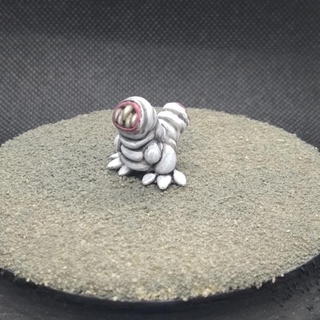 grotta viverna cucciolo posa miniatura liem prefontain tavolo personaggi creature fantasia universo creatura Drago mini mostro 28mm dnd 32mm 3d print model - Mito3D
