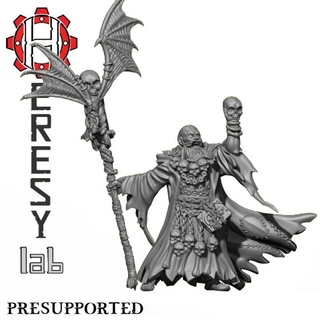 heresylab - ax088 necromancer hans flayer ancient ones axia citizens old world Toys & Games Tabletop Characters Creatures Fantasy Universe Board Store dragons dungeons rpg undead wargames warhammer wizard dungeonsanddragons pathfinder mordheim npc vampirecounts citizensoftheoldworld 3d print model - Mito3D