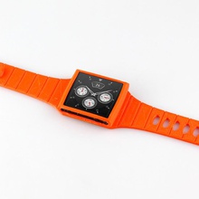 flexível ipod correia relógio gadgets aparelhos eletrônicos apple cinta ninjaflex store laranja 3d print model - Mito3D
