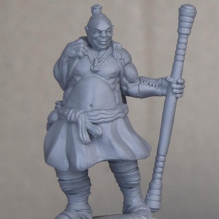 human monk adventurer alan Tabletop Characters & Creatures Fantasy Universe dragons dungeons 3d print model - Mito3D