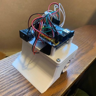 Mini Sumo Roboter rev 10 Noah Schreiber Gadgets Elektronik schonen Teile Arduino Nano pololu 3d print model - Mito3D