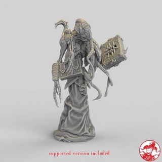 mind flayer mage heretic 1 inch base 32 mm height medium miniature 2moronic miniatures Toys & Games Tabletop Characters Creatures Fantasy Universe Board Store board dark dragons dungeons fantasy game mini rpg tabletop d&d pathfinder 5e pre-supported swargard 3d print model - Mito3D