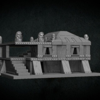 aztec temple christopher adam Toys & Games Tabletop Characters Creatures Fantasy Universe Board Store 3D Printable Terrain townbuilder print-ready-buildings 3d print model - Mito3D