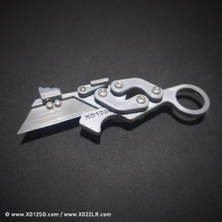 xocut 3d printed foldable cutter knife stanley blades xo solutions Toys & Games Props Cosplay Replica Swords Knives 3d print model - Mito3D