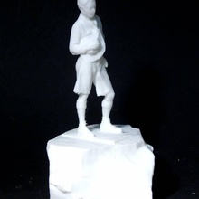 ideal boy scout philadelphia usa scan sculpture statue bronze male boyscout rtaitmckenzie 3d print model - Mito3D