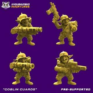 goblin guard kyoushuneko miniatures Toys & Games Tabletop Characters Creatures Sci-Fi Universe Board Store 40k space warhammer scifi 3d print model - Mito3D