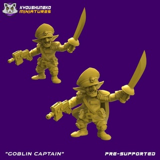 goblin commander kyoushuneko miniatures Toys & Games Tabletop Characters Creatures Fantasy Universe Board Store 40k space tank warhammer scifi grot 3d print model - Mito3D