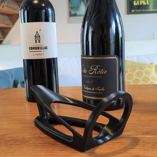 wine bottle holder support bouteille de vin jimflc Home & Garden Kitchen Dining Bottle Openers stand 3d print model - Mito3D