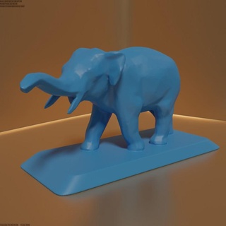 elefante figura base Tommaso zamość casa giardino articoli per ornamenti giocattoli Giochi animale creatura figure 3d print model - Mito3D