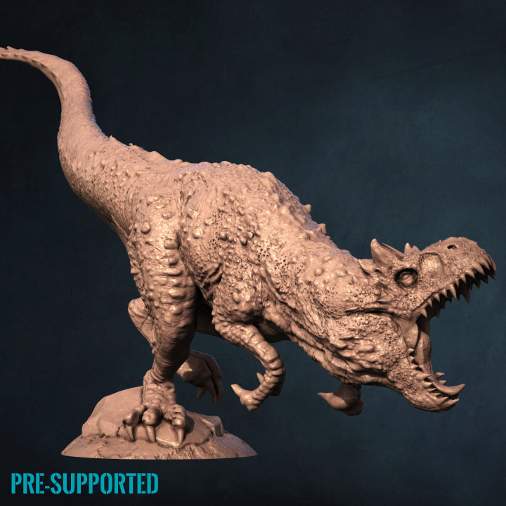 Carnotaurus Yazdır minis oyuncaklar oyunlar masaüstü karakterler yaratıklar fantezi Evren yazı tahtası mağaza Dinozor kertenkele sürüngen 3D print model - Mito3D