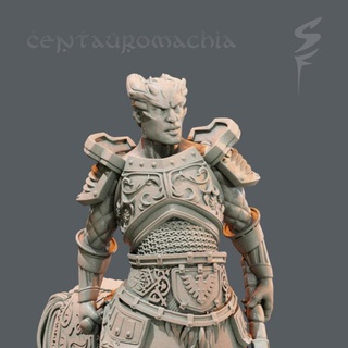 centaur prince thesurrealfactory Toys & Games Tabletop Characters Creatures Fantasy Universe Board Store armor warrior 3d print model - Mito3D