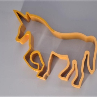 unicorn cookie cutter dal part Home & Garden Kitchen Dining Accessibility Cookie Cutters Spare Parts Appliances Small Specialized Technical Aid 3d dining kitchen printing horse household cookiecutter 3d print model - Mito3D