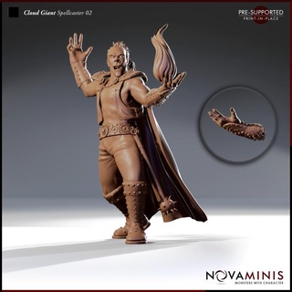 cloud giant spellcaster 02 novaminis Toys & Games Tabletop Characters Creatures Fantasy Universe Board Store dragons dungeons fantasy mini monster rpg roleplaying tabletop 28mm dnd pathfinder presupported 3d print model - Mito3D