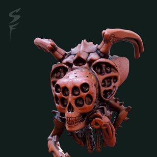 death flyer thesurrealfactory Toys & Games Tabletop Characters Creatures Fantasy Universe Board Store undead zombie grotesque dead 3d print model - Mito3D