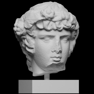 mármol retrato cabeza antinoo jadyn n Marshall escanear mundo norte America York metropolitano museo of Arte busto romano escultura chico Adriano dionisio 3d print model - Mito3D