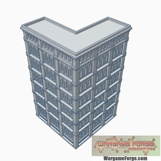 gothic building 41 g041 wargame forge  Toys & Games Tabletop Tabletop Characters & Creatures Sci-Fi Universe Tabletop 3D Printable Terrain Board Games Tabletop Store 40k epic terrain 6mm battletech adeptus titanicus  3d print model - Mito3D