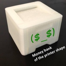 Geld bank Drucker Form Garten 3d print model - Mito3D