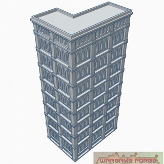 gothic building 47 g047 wargame forge  Toys & Games Tabletop Tabletop Characters & Creatures Sci-Fi Universe Tabletop 3D Printable Terrain Board Games Tabletop Store 40k epic terrain 6mm battletech adeptus titanicus  3d print model - Mito3D