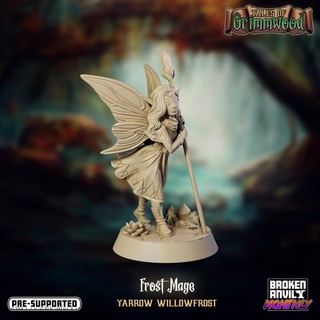 tales grimmwood- fairy frost mage broken anvil miniatures Toys & Games Tabletop Characters Creatures Fantasy Universe Board Store wizard dnd 3d print model - Mito3D