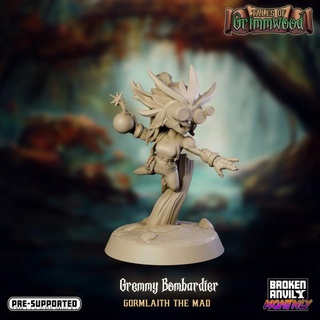 tales grimmwood- gremmy bombardier broken anvil miniatures Toys & Games Tabletop Characters Creatures Fantasy Universe Board Store mini rpg dnd chemist 3d print model - Mito3D