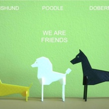 semplici animali 3 dog serie giochi giocattoli cani 3d print model - Mito3D