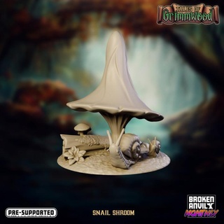tales grimmwood- snail shroom broken anvil miniatures Toys & Games Tabletop Characters Creatures Fantasy Universe Board Store terrain dnd scatter 3d print model - Mito3D