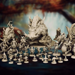 tales grimmwood- complete set broken anvil miniatures Toys & Games Tabletop Characters Creatures Fantasy Universe Board Store full dnd 3d print model - Mito3D