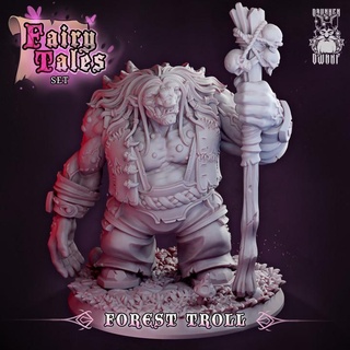 forêt troll ivrogne jouets Jeux table personnages créatures fantaisie univers planche boutique 32mm ttrpg contes fées trpg 3d print model - Mito3D