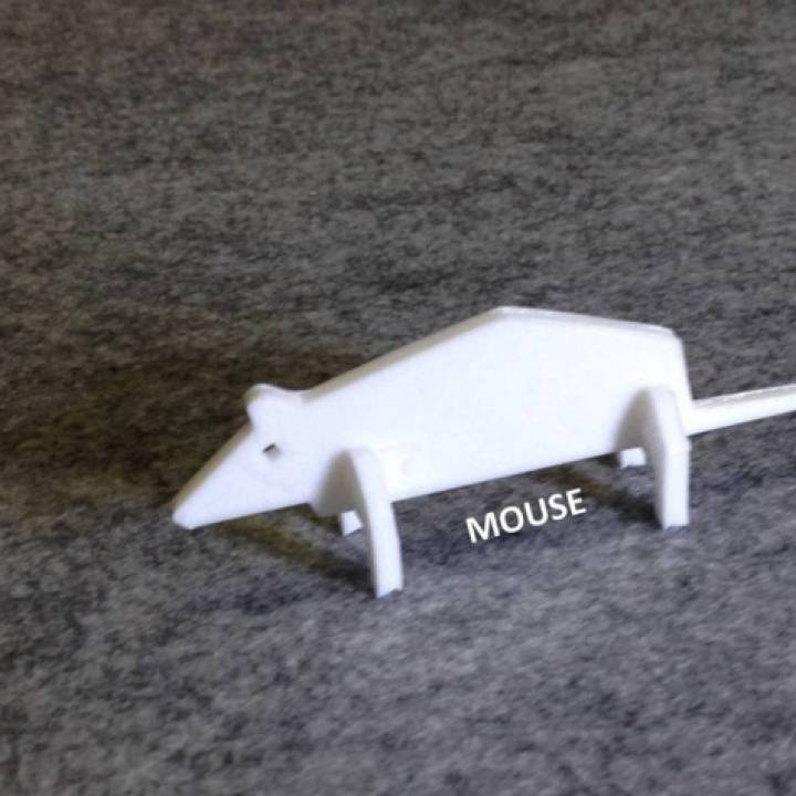 simples animaux 7 jouets jeux 3D print model - Mito3D