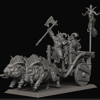 boars chariot raven twin miniatures Toys & Games Tabletop Characters Creatures Fantasy Universe Vehicles Machines Board Store 40k warhammer 40000 ageofsigmar aos raventwinminiatures 3d print model - Mito3D