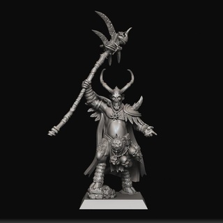 mongrel shaman raven twin miniatures Toys & Games Tabletop Characters Creatures Fantasy Universe Board Store 40k warhammer beastmen 40000 ageofsigmar aos ungor raventwinminiatures ungors 3d print model - Mito3D