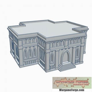 gothic building 52 g052 wargame forge  Toys & Games Tabletop 3D Printable Terrain Board Games Tabletop Store 40k epic terrain 6mm battletech  3d print model - Mito3D