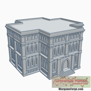 gothic building 53 g053 wargame forge  Toys & Games Tabletop Tabletop Characters & Creatures Sci-Fi Universe Tabletop 3D Printable Terrain Board Games Tabletop Store 40k epic terrain 6mm battletech 8mm  3d print model - Mito3D