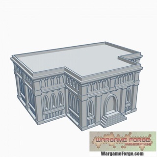 gothic building 60 g060 wargame forge Toys & Games Tabletop Characters Creatures Sci-Fi Universe 3D Printable Terrain Board Store 40k epic terrain 6mm battletech 8mm 3d print model - Mito3D